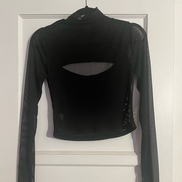 Afrm sheer long sleeve shirt - Picture 1 of 4